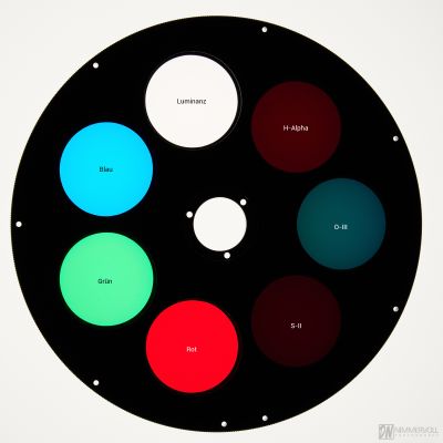 7 Stk. Filterblenden für ungefasste Filter